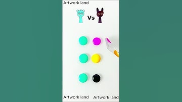 Sprunki characters mixing #art #satisfying #sprunki #colormixing #shorts #digitalart #procreate #art