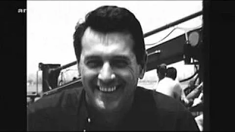 Rock Hudson interviewed on the set of  "Ice Station Zebra" in 1967