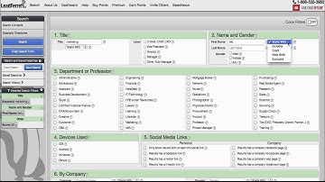 Search for Contacts by Name and Gender Tutorial - 2/8