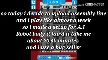 My own setup in for AI Robot body assembly line