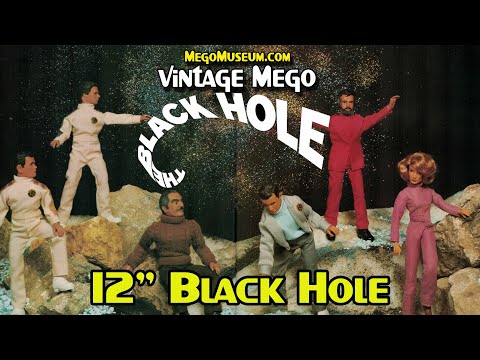 【ヴィンテージ】メゴ12インチ「ブラックホール　ラインハート博士」ディズニー ヴィンテージ】メゴ12インチ「ブラックホール ラインハート博士