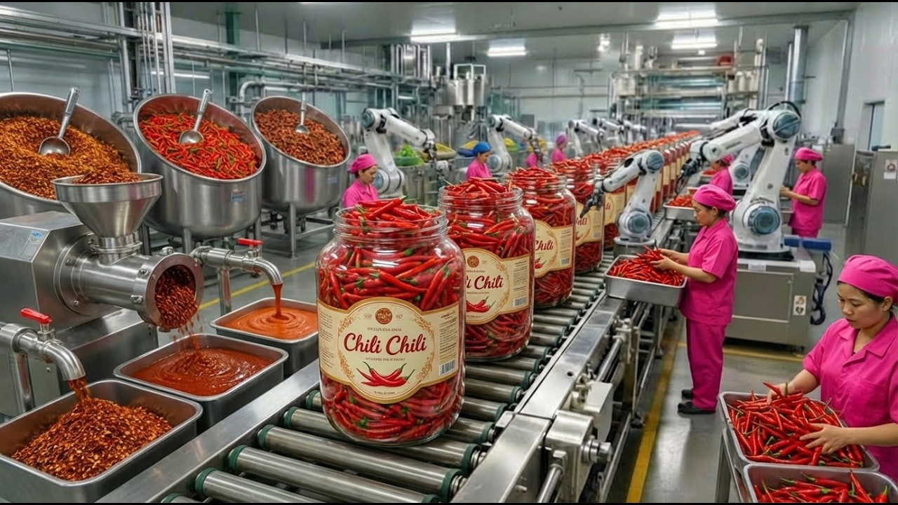 Cường Quốc Ớt Hungary: Hàng Tấn Ớt Chỉ Thiên Chế Biến Mỗi Ngày!