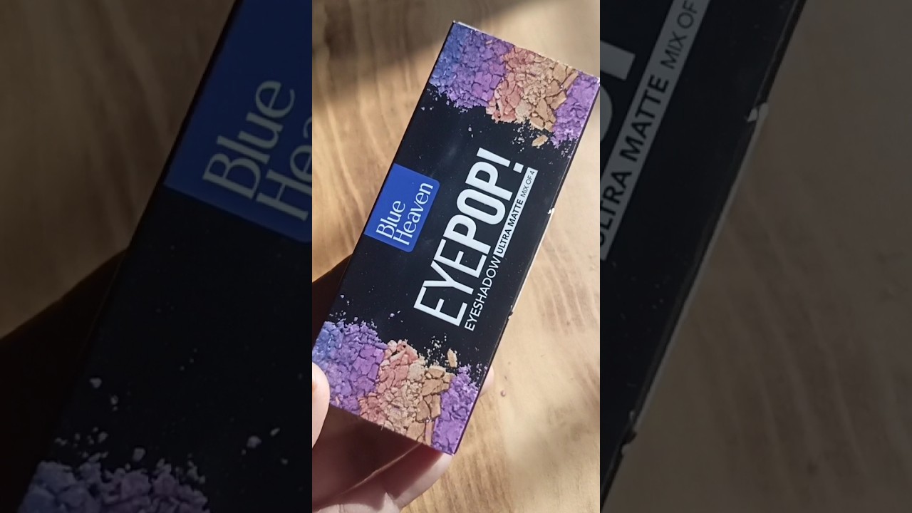 Blue Heaven EYEPOP! Eyeshadow Ultra Matte Mix of 4 