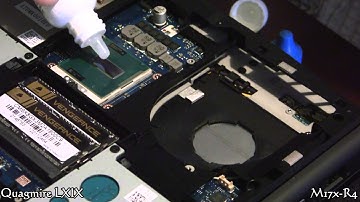 Alienware M17x-R4 CPU reTIM (repaste) 12C Improvement on Load i7-3610qm & 7970m