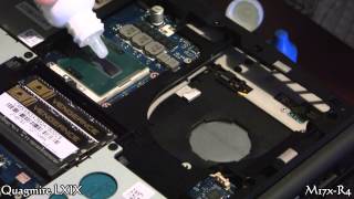 Alienware M17X-R4 Cpu Retim Repaste 12C Improvement On Load I7-3610Qm & 7970M