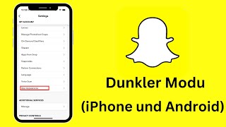 So erhalten Sie den Dunkelmodus auf Snapchat (iPhone und Android)
