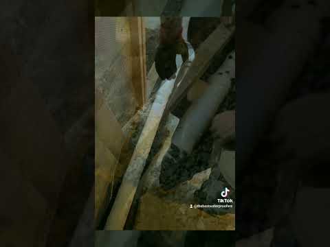 Stone basement roughcasting