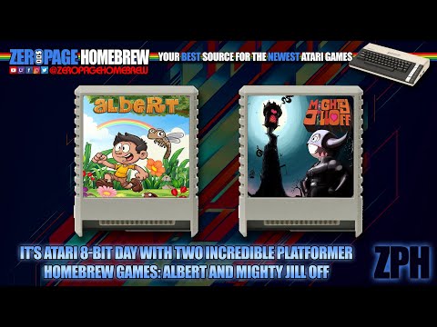 Albert (A8), Mighty Jill Off (A8) : Atari 8-Bit Homebrew