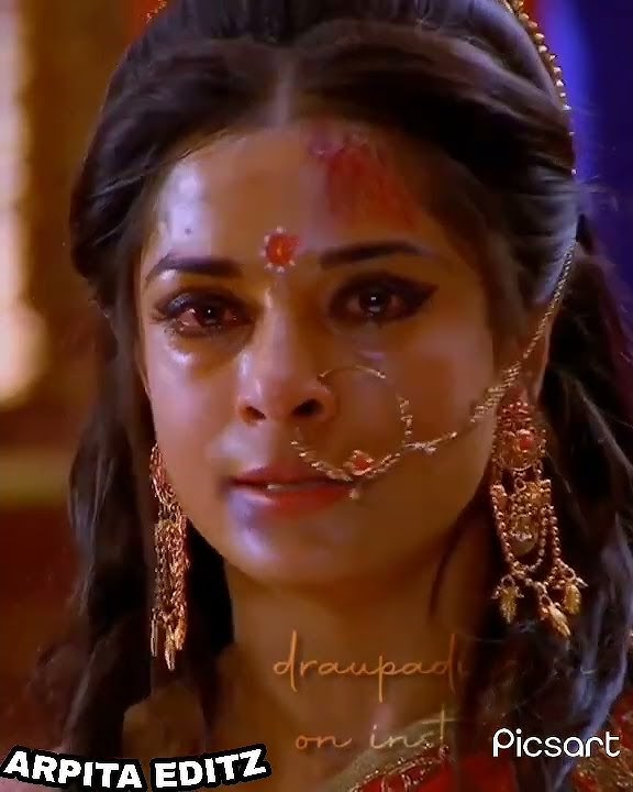 DRAUPADI STRONG DIALOGUE #poojasharma #draupadi #starplus #mahabharat #duryodhanstatus #vastraharan
