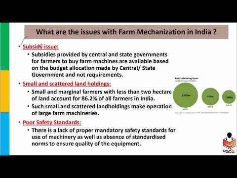 Farm mechanization in india | 2 dec