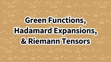 Green Functions, Hadamard Expansions and Riemann Tensor Canonicalization