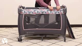 How-to Video: Baby Trend Nursery Center Playard Full-size Bassinet