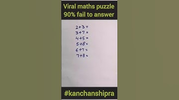 Viral maths puzzle | maths riddle #maths #puzzle #viral #brainteaser #mathspuzzles #shorts