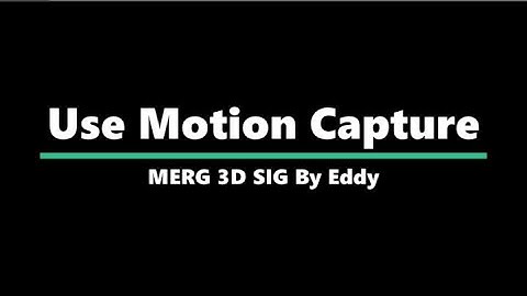 MakeHuman & Use A Motion Capture In Blender By Eddy