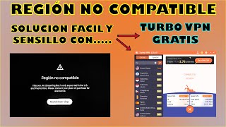 Solución al error🚫 de "REGION NO COMPATIBLE" en tu watch onn, con TURBO VPN gratis y sin cuenta screenshot 1