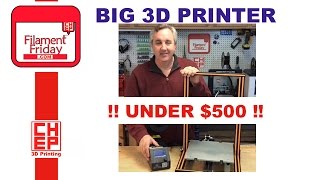 Large 3D Printer for under $500! Creality CR-10 is it any good?