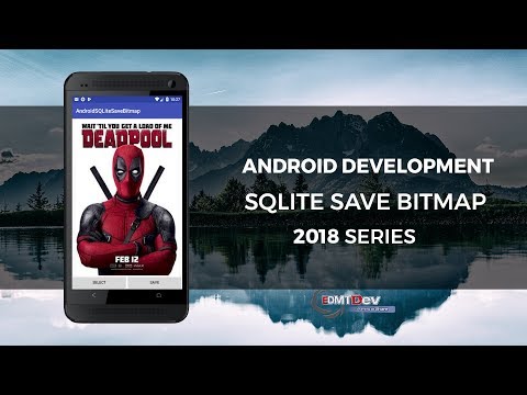 Android Development Tutorial - Save Bitmap to SQLite