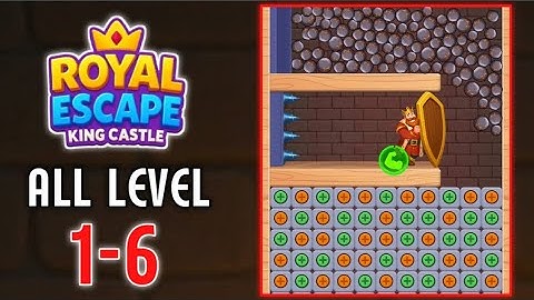 Royal Escape King Castle Levels 1 2 3 4 5 Gameplay Walkthrough