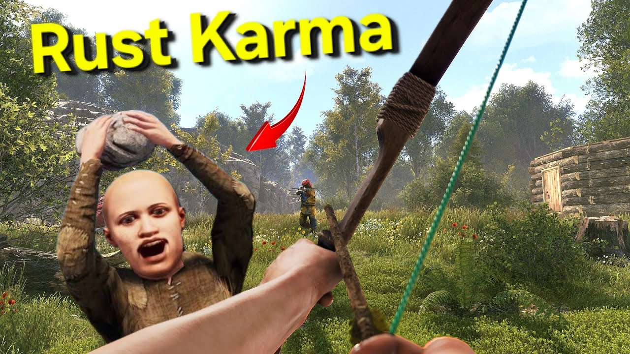 Rust Noob Stream Sniping and Trolled ( rust karma ) 