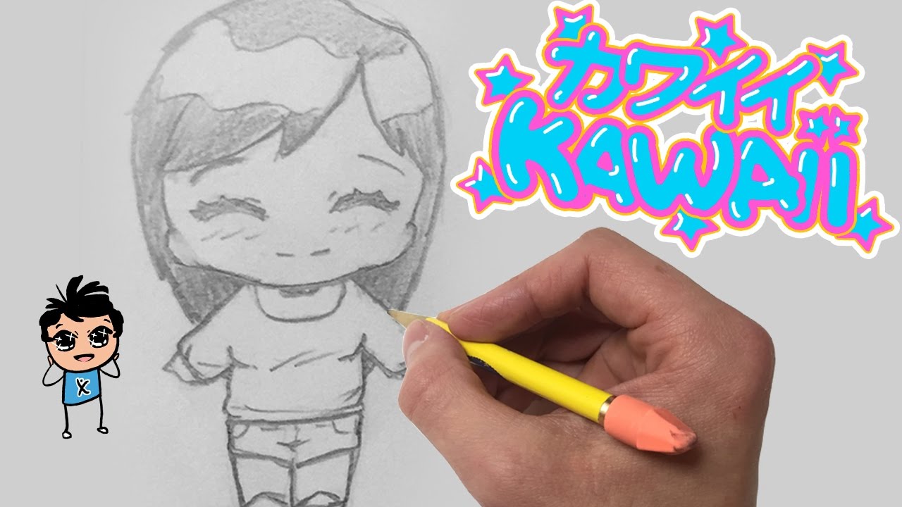 How To Draw a Kawaii Chibi GIRL for Beginners - EASY Step by Step