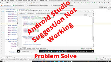 android studio auto code suggestions not working