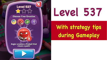 Inside Out Thought Bubbles Level 537 Tips and Strategy Gameplay Walkthrough No Boosters