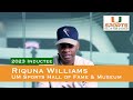 Riquna williams acceptance speech  um sports hall of fame and museum