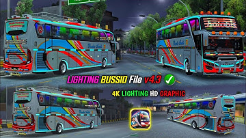 Bussid Lighting File v4.3 Update For Bus Simulator indonesia  !! How to Add Bussid Lighting Mod