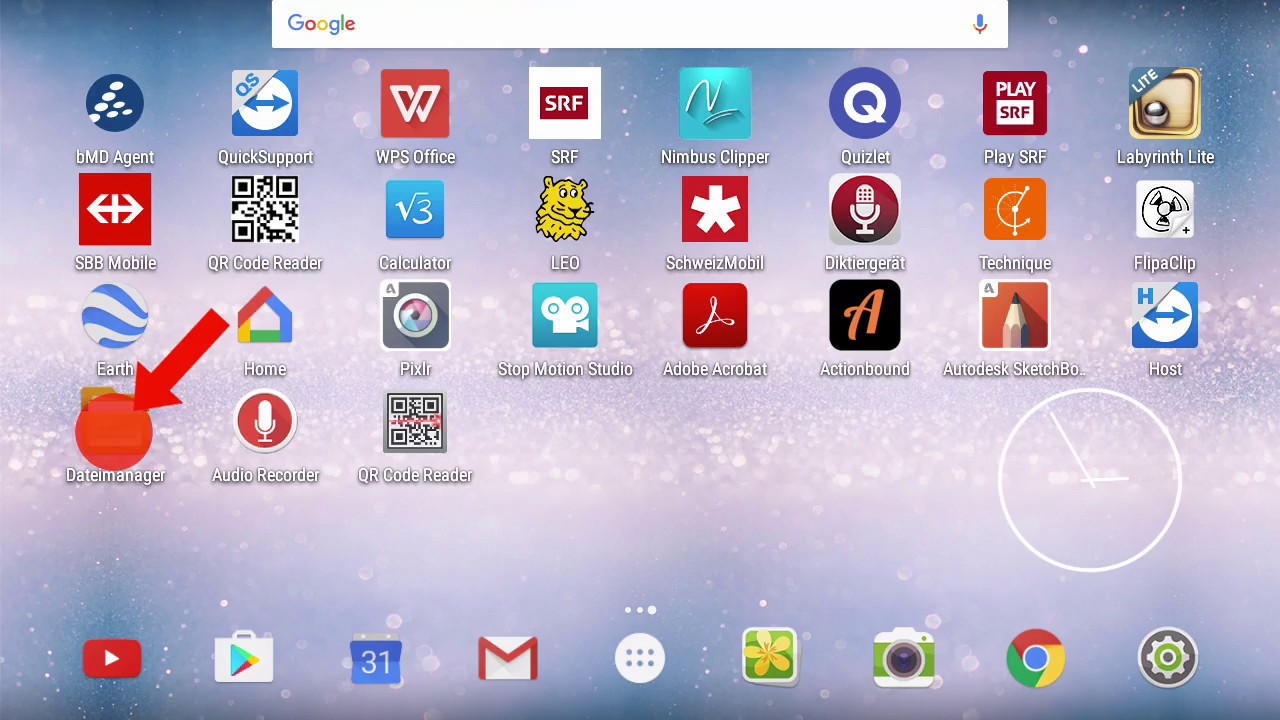 Update Android-Tablet: Datei auf USB-Stick übertragen