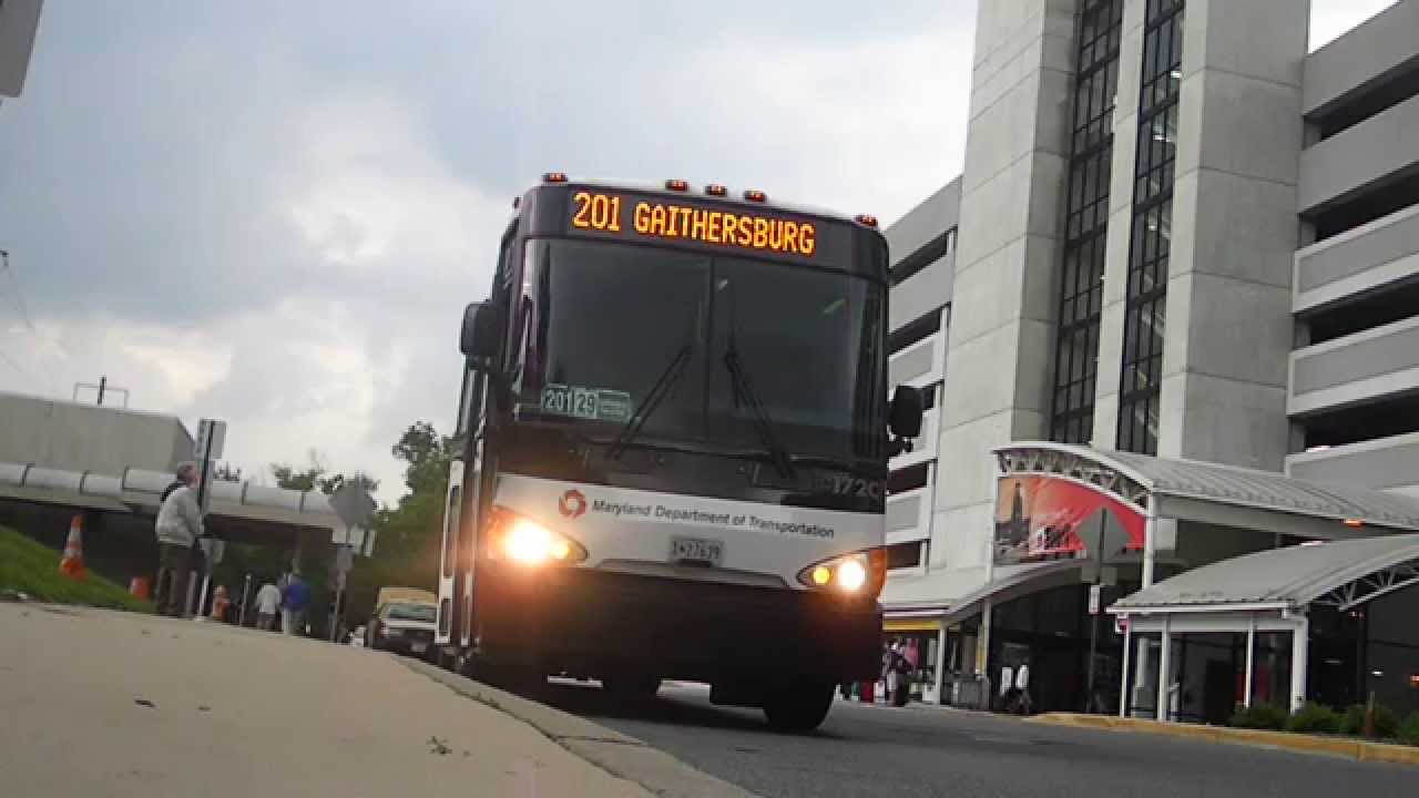 MTA Maryland / Commuter Bus: 2010 MCI D4500CT #172-C on Route 201 \\ InterCounty Connector -