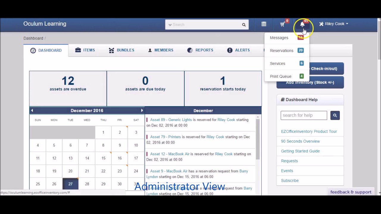 ezofficeinventory member types and advanced access access asset tracking
