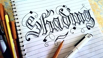 Beautiful Old English Writing | Gothic | Handwriting | Calligraphy