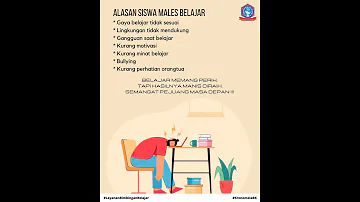 ALASAN SISWA MALAS BELAJAR 