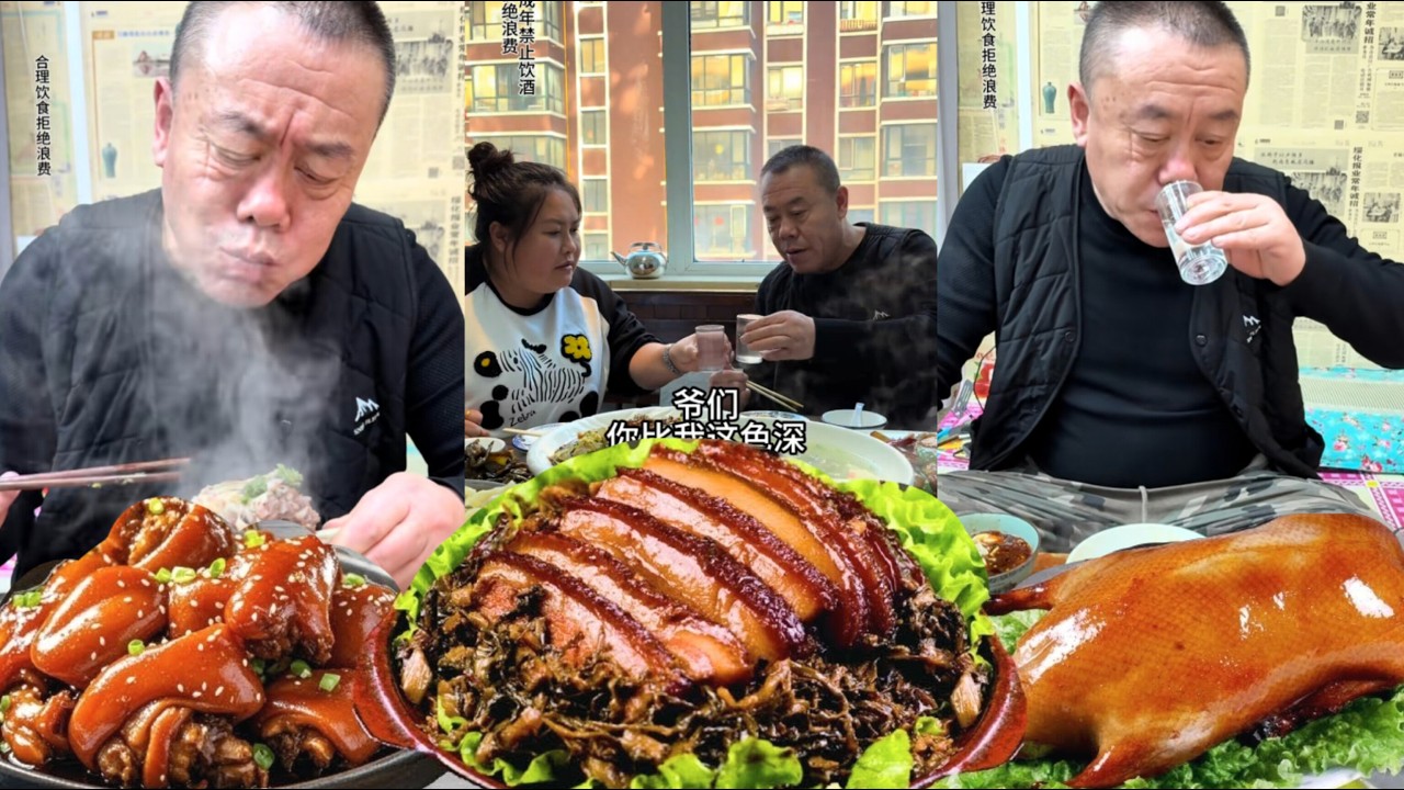 二哥做的饭真好吃，香迷糊了~The food made by my second brother is so delicious that it makes me feel dizzy #food