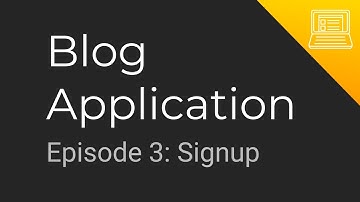 Blog App Tutorial: Episode 3 - Signup (Golang + gRPC Microservices + MongoDB + Progressive Web App)