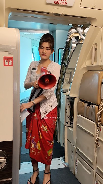 Kesibukan Pramugari Cantik Batik Air dalam Pesawat Sebelum Proses Boarding Penumpang 😁🥰🥰🫰🫰