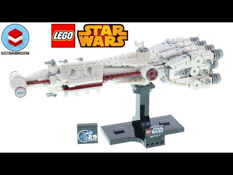 Видео: LEGO Star Wars 75376 Tantive IV Speed Build Review – LEGO Starship Collection