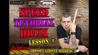 Speed tutorial 7 - Impostazione Tedesca