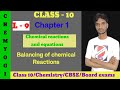 L-9/CBSE/Class 10/chemical reactions and equations/balancing of chemical reactions/Chemyogi