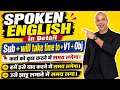 Sub will take (2 hours / 15 mins / 4 months) to V1 + Object | कर्ता को कुछ करने में समय लगेगा।