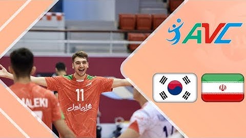 Iran vs South Korea | Highlights | AVC Asian U20 Volleyball Championship 2024 | Classification Round