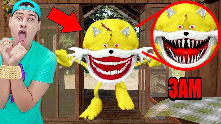 O TAILS TAPES ENTROU NA MINHA CASA AS 3 HORAS DA MANHÃ!! - Sonic Tapes