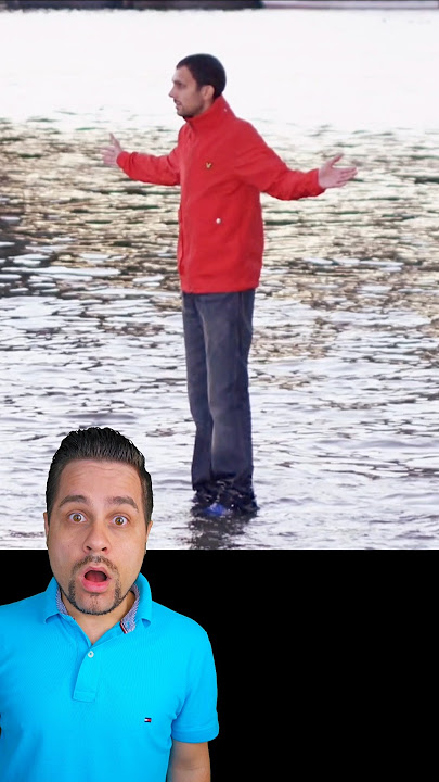 HE WALKED ON WATER!? 😱 That's FAKE!