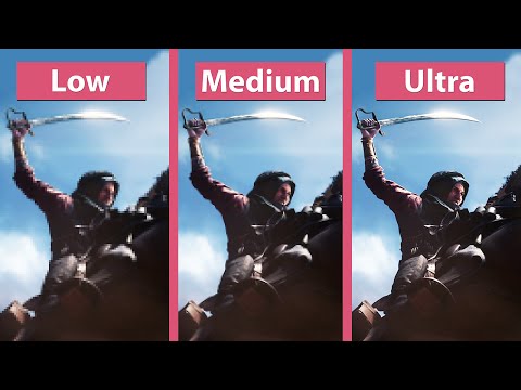 Battlefield 1 – PC Low vs. Medium vs. Ultra Open Beta Sinai Desert Map Graphics Comparison