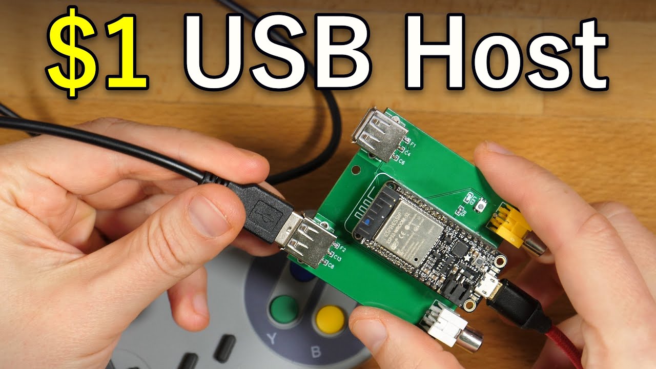 Cheap USB Host Microcontroller [CH559, ESP32, HID]