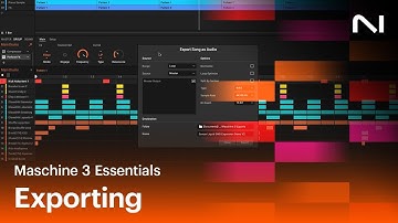 How to export from Maschine 3 | Native Instruments