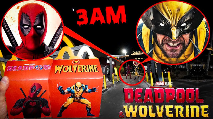 DO NOT ORDER THE DEADPOOL & WOLVERINE MOVIE HAPPY MEAL AT 3AM! | CURSED DEADPOOL & WOLVERINE APPEAR!