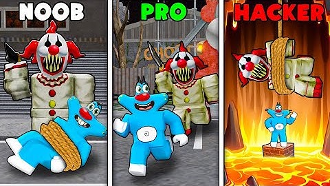 NOOB vs PRO vs HACKER In Roblox Terror Of Carnival With Oggy