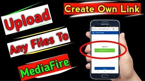 How to Upload Any File Or Folder To Mediafire | Create Own Link On Android