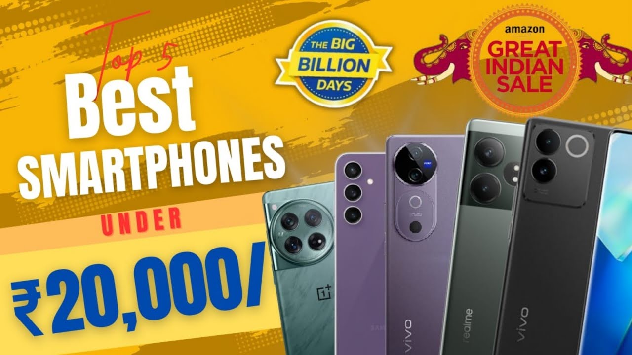 BBD SALE 2024 | Top 5 Best Smartphones Under ₹20000 In Flipkart Big ...